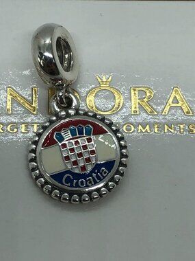 ✨🔥Pandora Croatia Flag Charm Pendant